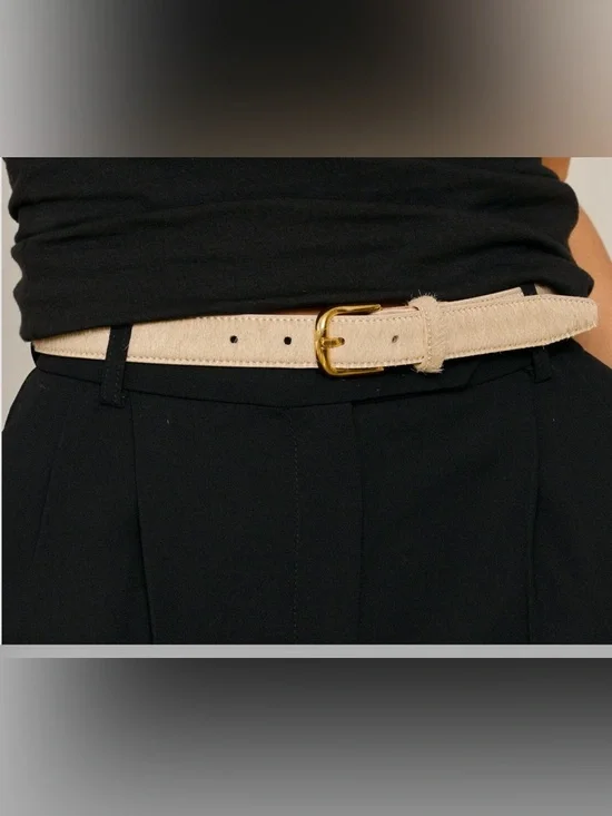 Aureum Ponyhair Belt NWT - Picture 5 of 6